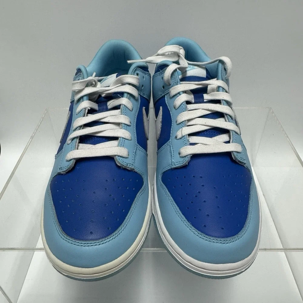Brand New Nike Dunk Low Retro ARGON DM0121-400 White Blue Shoes Men's Size 9.5